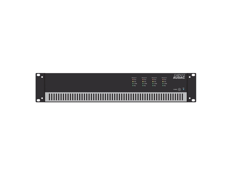 Audac CAP 412 - 100 V Power Amplifier 4-channel 120 W 